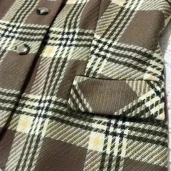 Pendleton Fully Lined 100% Wool Plaid Women’s Blazer Size 14 - Picture 7 of 12